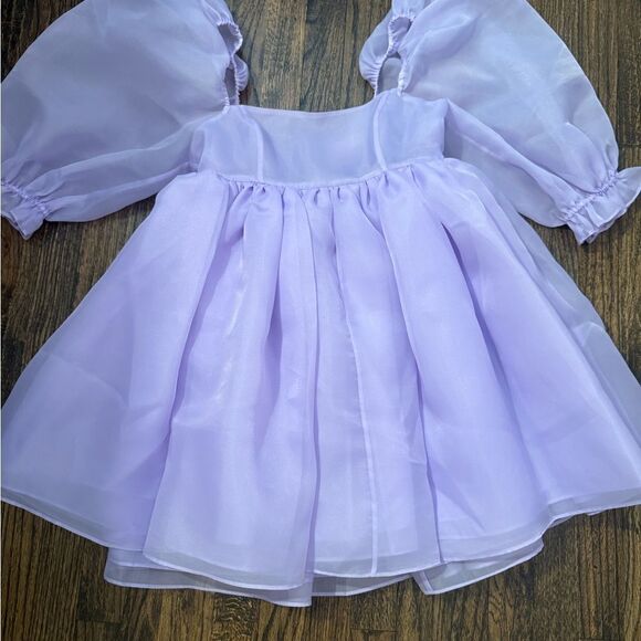 Selkie Puff Dress in Lilac size Small-H11 - Picture 5 of 8